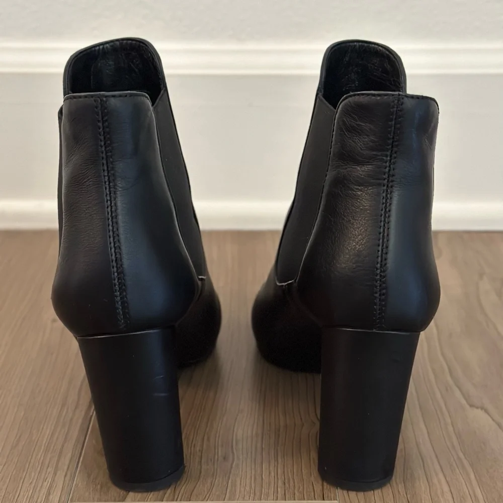 Louis Vuitton Square Metal Tip Toe Black Booties, size us 6.5 - Picture 7 of 10